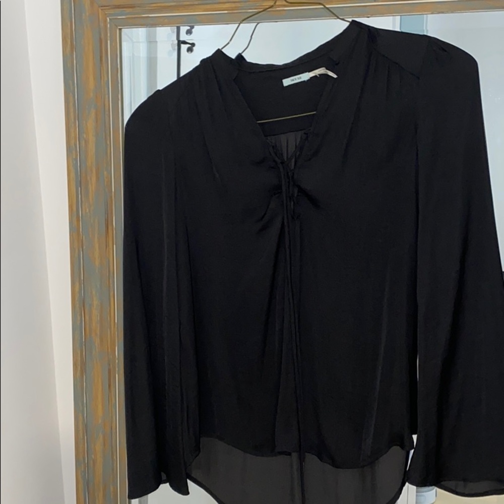Urban outfitters full sleeve black blouse